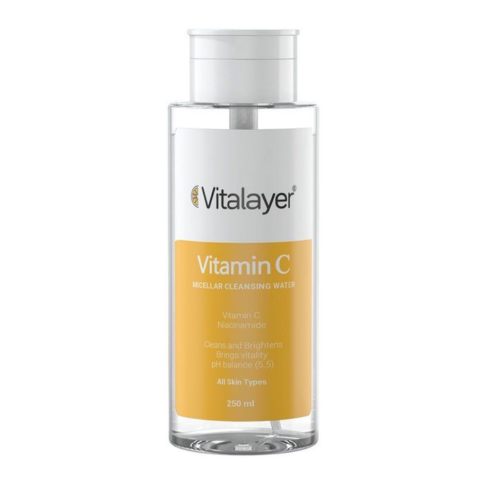 محلول پاک کننده آرایش میسلار ویتامین سی ویتالیر